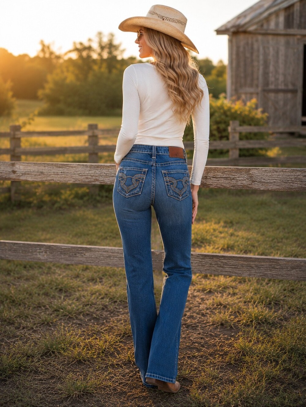 BIG STAR Nina mid-rise straight medium wash jeans The Buckle 27L sz 27x36L TALL - Picture 2 of 16